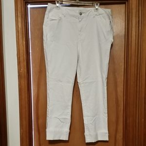 D Jean's cropped jeans in white